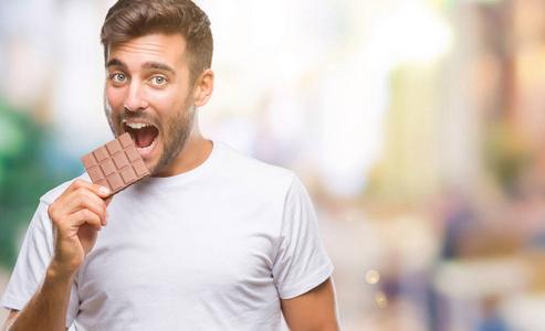 吃巧克力片表情包