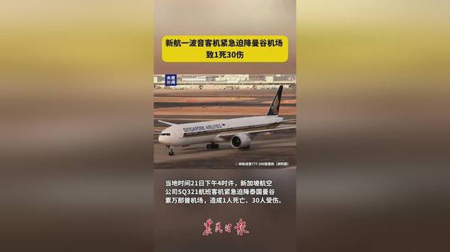 新航一波音客机紧急迫降曼谷机场 致1死30伤