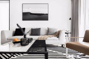 黑白灰与原木色搭配