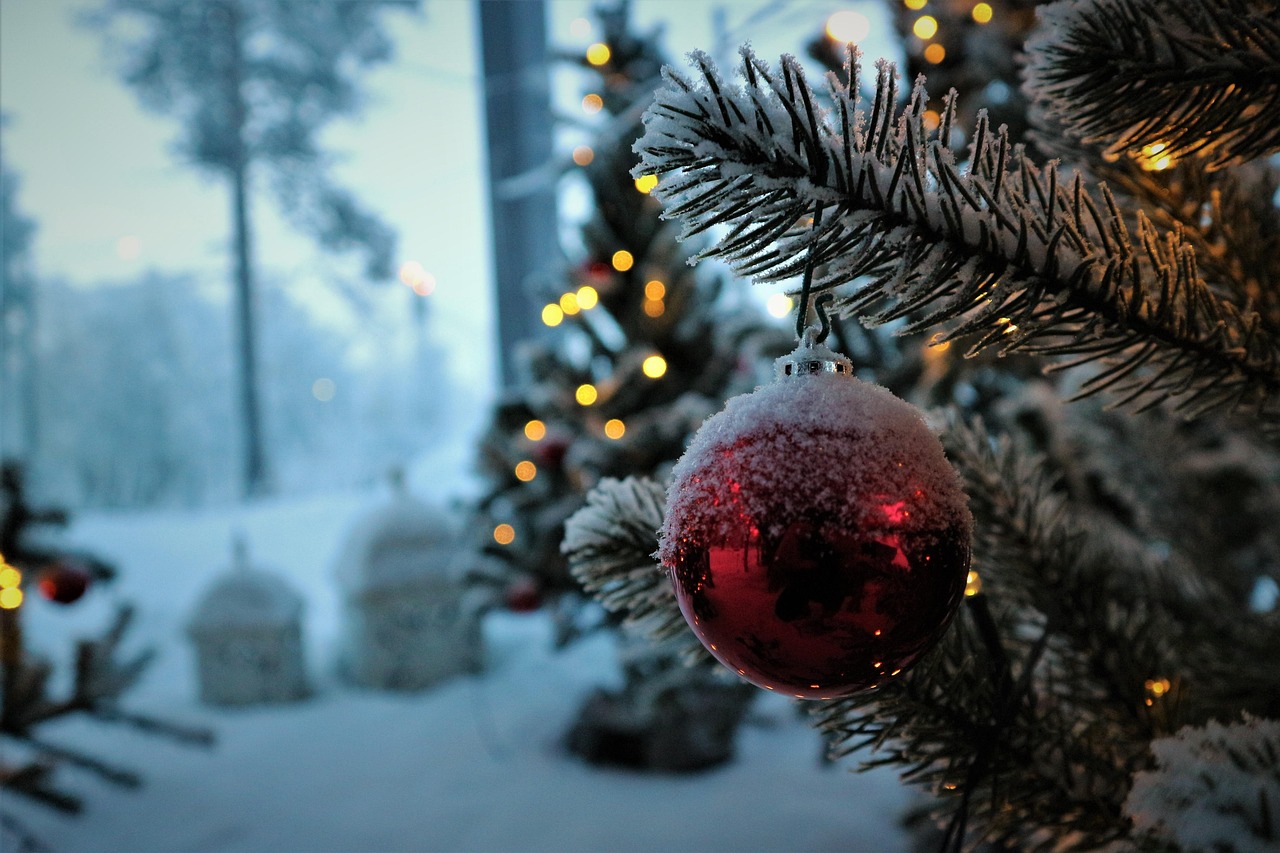 冬日奇遇，圣诞节与雪花的浪漫邂逅